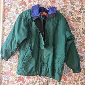 London Fog Green and Blue Jacket